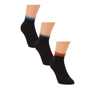 Socken - FARBIGER RAND - 3er-Pack