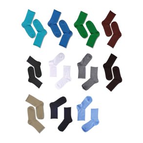 Socken Damen - NOTE - Bambus - mit Rollrand - 12 Farben