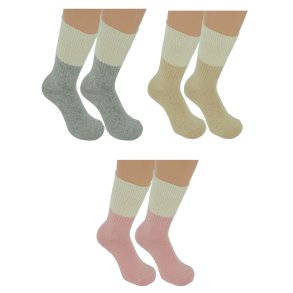Wollsocken San Giacomo - Wolle und Kaschmir - ZWEIFARBIG