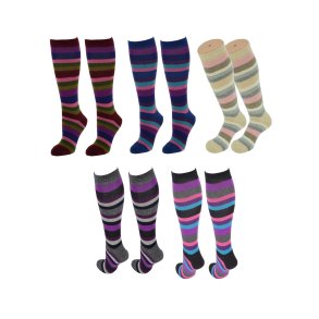 Kniestrmpfe - Damen - Kaschmirwolle - San Giacomo - Ringe