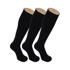 Kniestr�mpfe - SCHWARZ - 3er-Pack