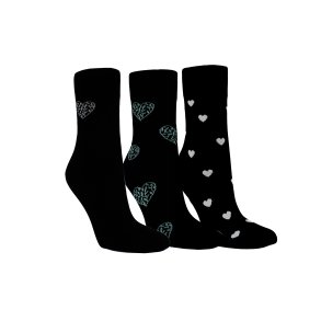 Socken - HERZEN - 3er-Pack