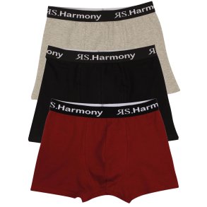 Boxershorts - Baumwolle - 3 Farben - 3er-Pack