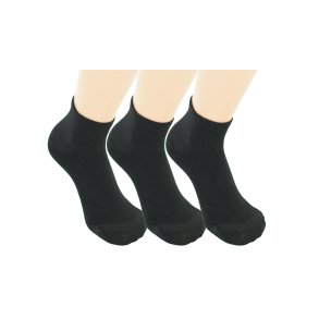 Bambussocken - Damen und Herren - Kurzschaft  - 3er-Pack