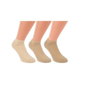 Sneaker Str�mper - NATURFARVER - 3-PAK