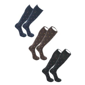 Kniestrmpfe San Giacomo - Baumwolle - ROMBEN - Glattstrick