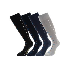 Kniestrmpfe - RAUTE - 3er-Pack