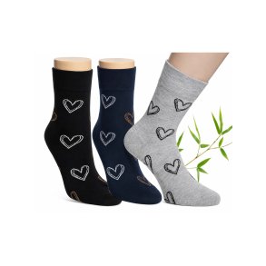 Bambus Socken - LOVE - 3er-Pack