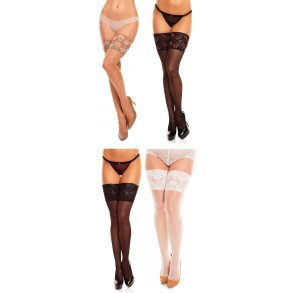Halterlose Strmpfe - Glamory - Deluxe 20 - 4 Farben