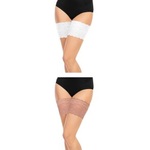 Halterloses Oberschenkelband - Glamory - Spitze