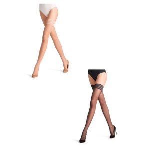 Halterlose Strmpf Falke - PURE MATT 20 - zeitlose Eleganz