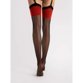 Stockings Fiore - ANAIS - Rote Naht - 20 den 