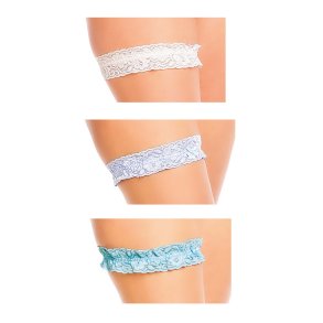 Strumpfband - Glamory - Hochzeit - 3 Farben