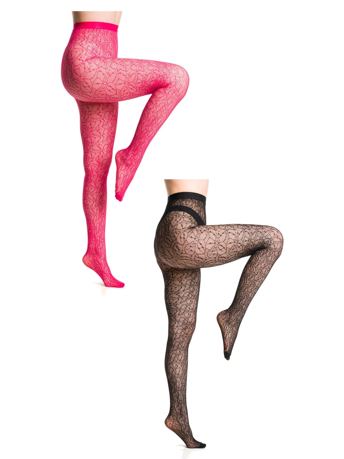 NET TOYS Netzstrumpfhose Ohne Fuß In Neonorange – Feinmaschig, 90s Style, Perfekt Für Karneval & Mottopartys