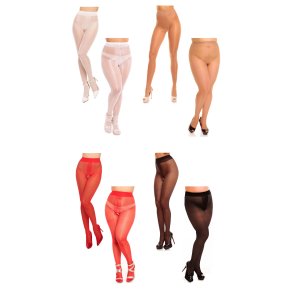 Strumpfhose - Glamory - Ouvert 20 - 4 Farben