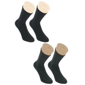 Herrenstrmpfe - Sensibel - Dunkel - 2er-Pack