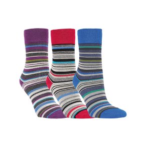 Socken -  STREIFEN - 3er-Pack