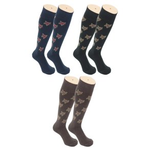 Kniestrmpfe San Giacomo - Baumwolle - FAUNA - Glattstrick