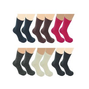 Socken San Giacomo - Einfarbig - MERINOWOLLE - Glattstrick