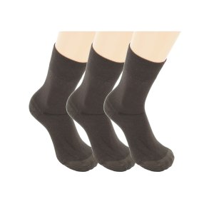 Socken -  DUNKELBRAUN - 3er-Pack