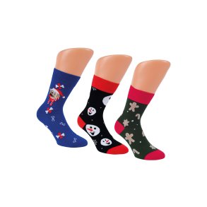 Socken - FR�HLICHE WEIHNACHTEN - 3er-Pack