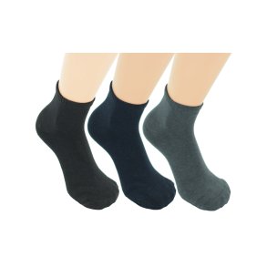 Bambussocken - Kurzsocken - Unisex - 3er-Pack