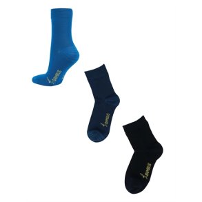 Socken - BAMBUS BLAU - 3er-Pack