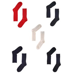 Damenstrmpfe - Wolle - Zopfstrick