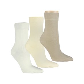 Socken Damen - Lady - Helle Farben - 3er-Pack
