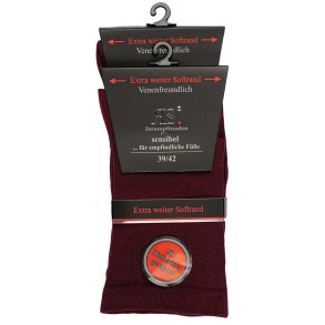 Socken - SENSIBEL BORDEAUX - 2er-Pack