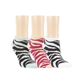 Sneaker Socken - ZEBRA - 3er-Pack