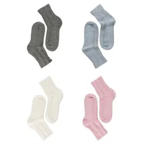 Damen - Wollsocken - Note - Flechtmuster