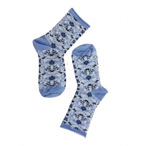 Damenstrmpfe - Bambus - PAISLEY FLOWER