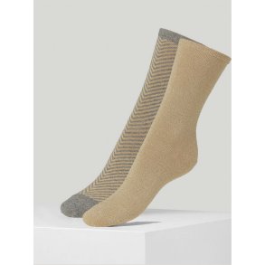 Socken Dear Denier - MEI SOFT PLAIN - Fischgrtmuster - 2er-Pack