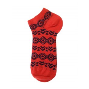 Damen - Sneaker Socken - Wolle - Muster