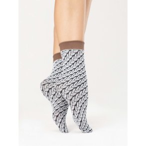 Sckchen - Fiore - CUTE KNIT - Flechtmuster - 40 den