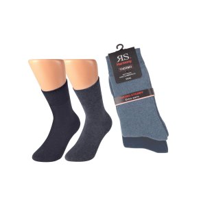 Strmpfe Herren - Thermo - Jeansfarben - 2er-Pack