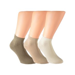 Socken - KURZSCHAFT NATURTNE - 3er-Pack