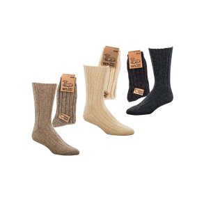 Wollsocken Damen und Herren - 100% Schurwolle - 2er-Pack