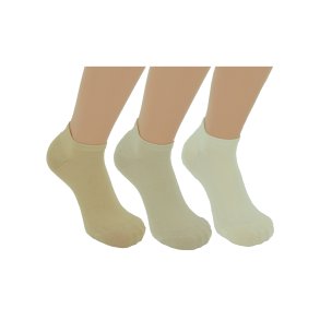 Sneaker Socken - NATUR - 3er-Pack