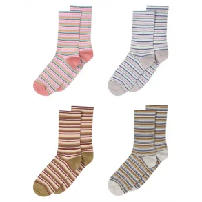 Damen - Baumwollsocken - MP - Ada - Streifen - recycelt