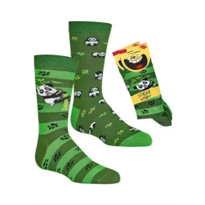 Socken Kinder - Bambus - Wowerat - Panda - 2er-Pack