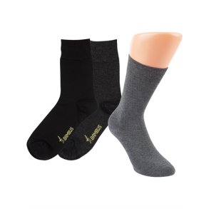 Bambussocken - Unisex - 3er-Pack