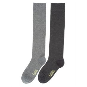 Kniestrmpfe - GLATTSTRICK - 2er-Pack