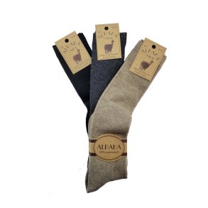 Kniestrmpfe - ALPAKAWOLLE 3er-Pack