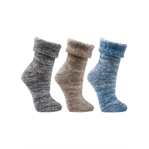 Unisex - Wollsocken - Thermo - Umschlagrand - Wowerat - 3 Farben