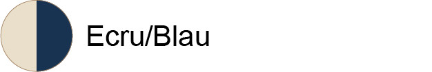 Ecru/Blau