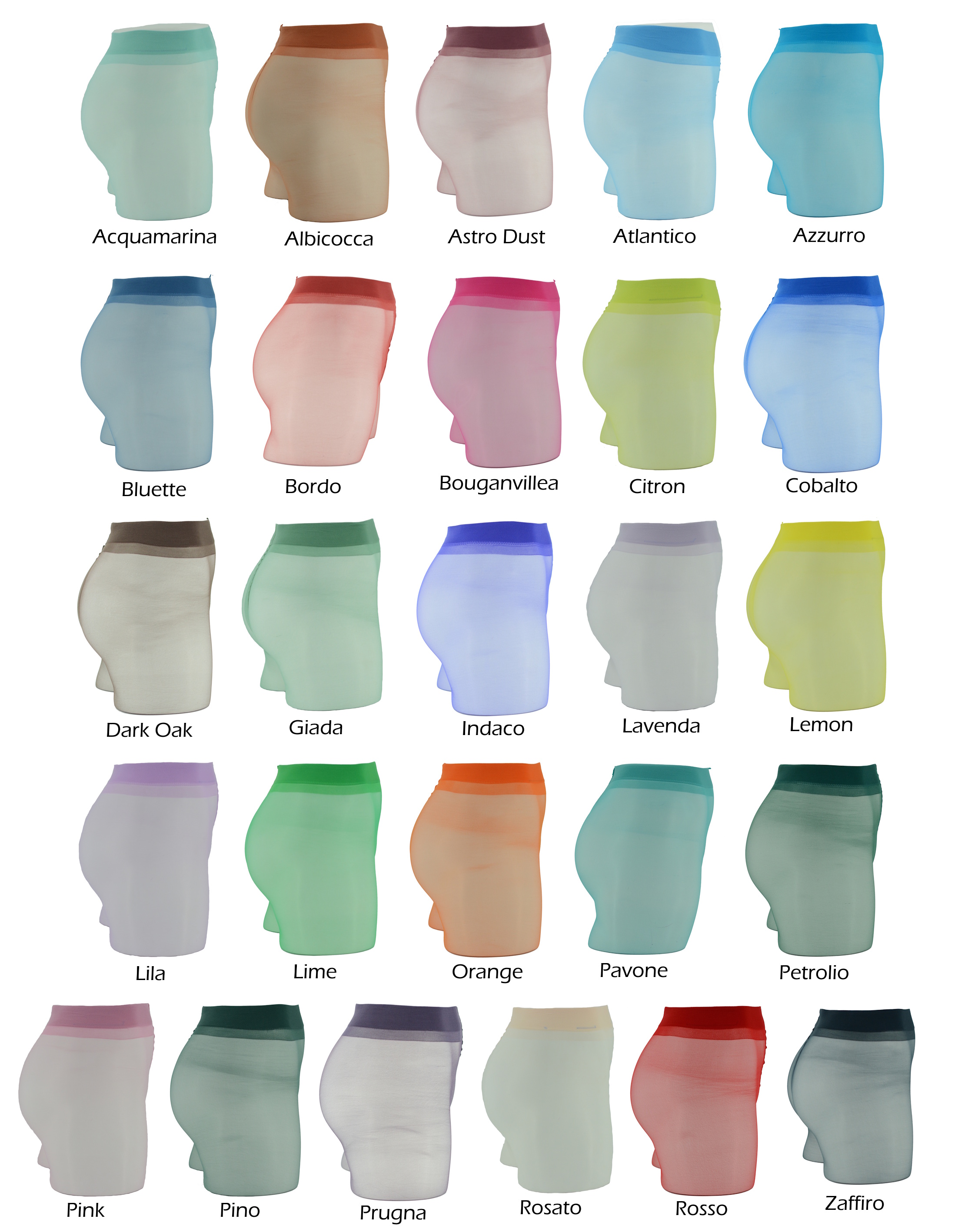 Acquamarina Albicocca Astro Dust Atlantico Azzurro Bluette Bordo Bouganvillea Citron Cobalto Dark Oak Giada Indaco Lavanda Lemon Lilla Lime Orange Pavone Petrolio Pink Pino Prugna Rosato Rosso Zaffiro Acquamarina Albicocca Astro Dust Atlantico Azzurro Bluette Bordo Bouganvillea Citron Cobalto Dark Oak Giada Indaco Lavanda Lemon Lilla Lime Orange Pavone Petrolio Pink Pino Prugna Rosato Rosso Zaffiro