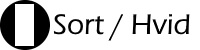 Sort / Hvid