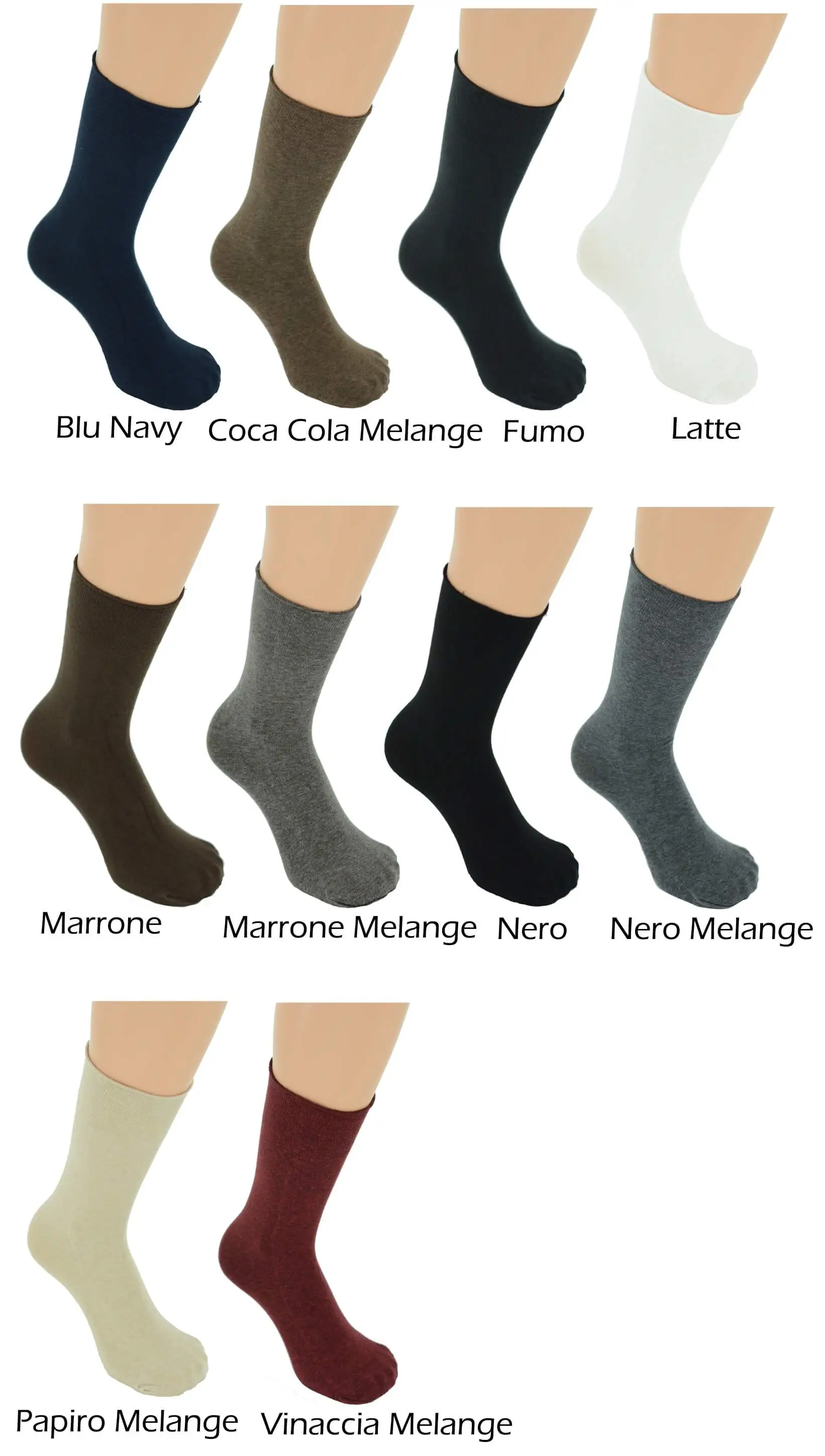 Blu Navy, Coca Cola Melange, Fumo, Latte, Marrone, Marrone Melange, Nero (Sort), Nero Melange, Papiro Melange, Vinaccia Melange Blu Navy, Coca Cola Melange, Fumo, Latte, Marrone, Marrone Melange, Nero (Sort), Nero Melange, Papiro Melange, Vinaccia Melange